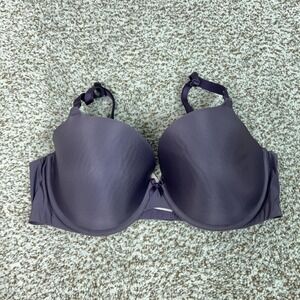 Victorias Secret Bra Womens 38D Purple Demi T Shirt Lightly Lined Basic Casual